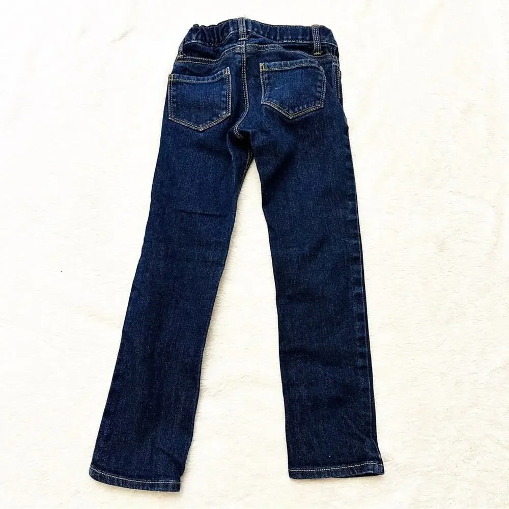 Toddler Girls Skinny Jeans sz 5 adjustable waist tabs Jeans